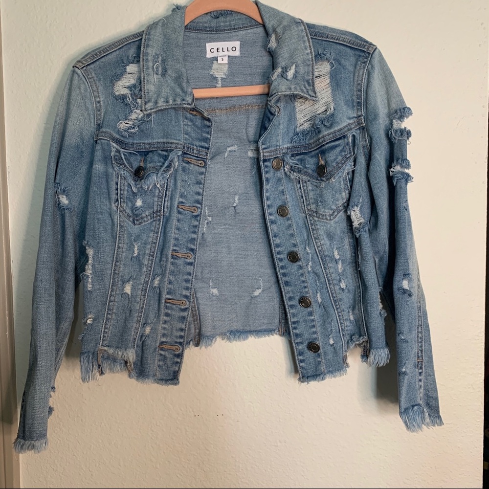 Chick Distressed Denim Jacket
